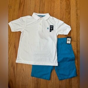 Izod Boys 2-Piece Shorts Set With Moisture Wicking & UPF 50+ Protection  Size 8